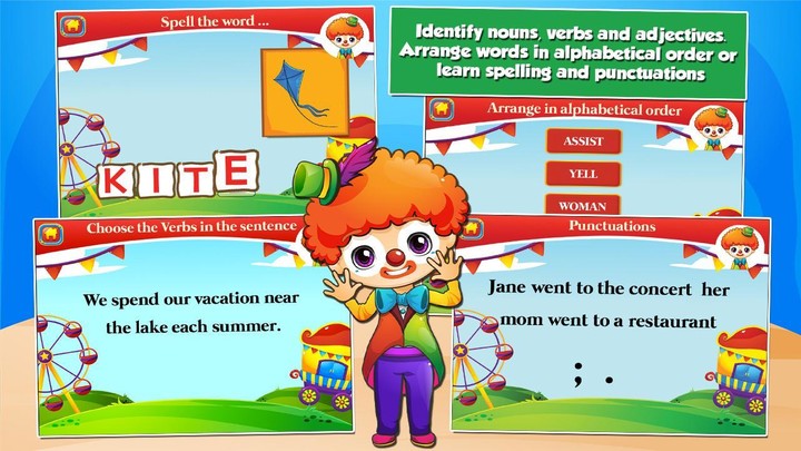 Second Grade Games: Circus Fun screenshot image 4_Popularmodapk.com