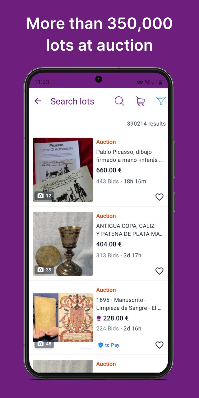 todocoleccion auctions screenshot image 3_Popularmodapk.com