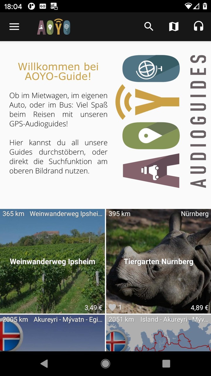 AOYO Audioguides screenshot image 1_Popularmodapk.com