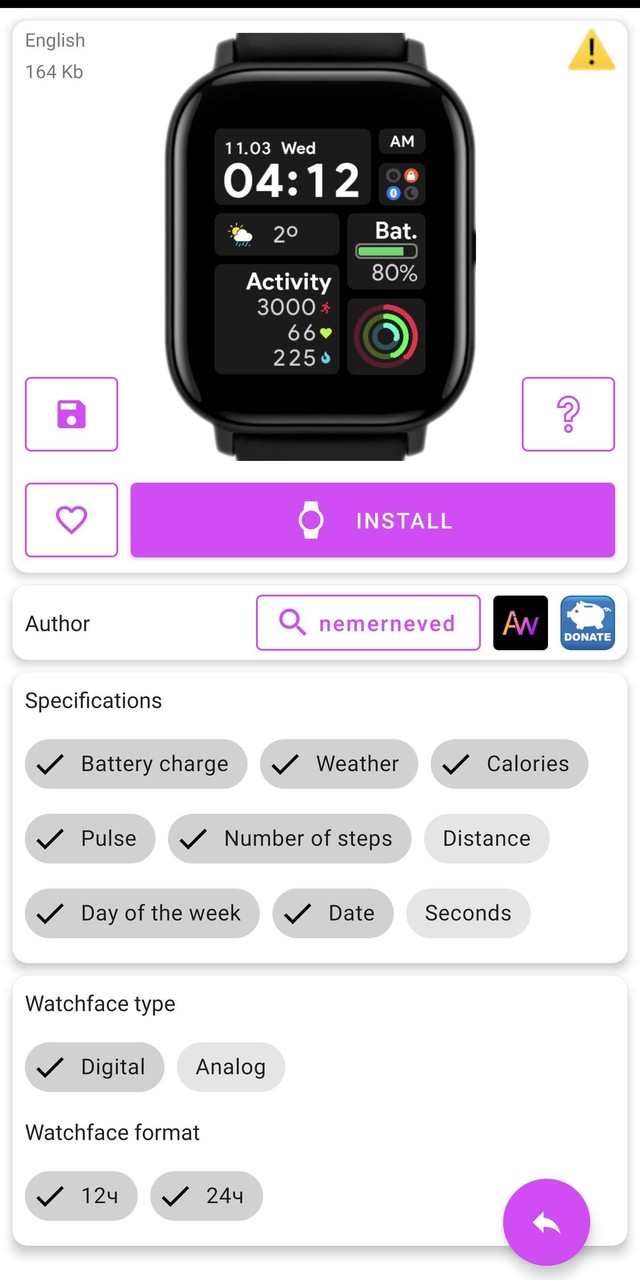 Amazfit GTS WatchFaces screenshot image 6_Popularmodapk.com