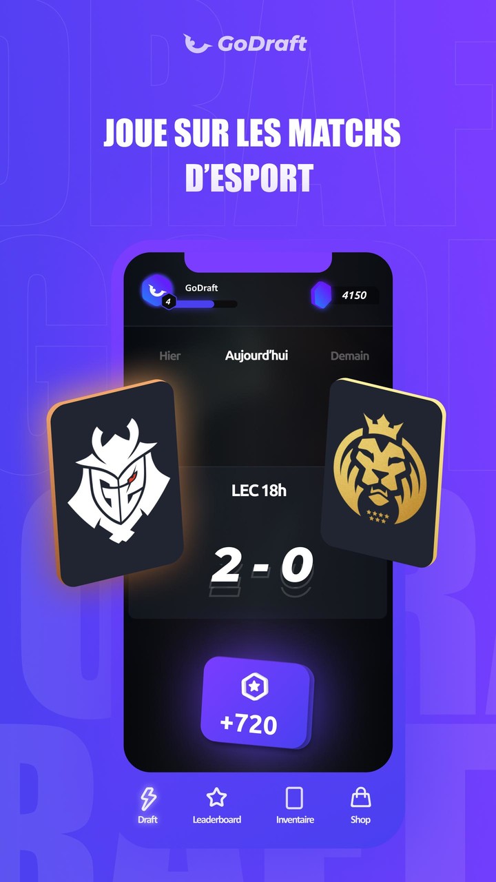 GoDraft - Esport Social screenshot image 4_Popularmodapk.com