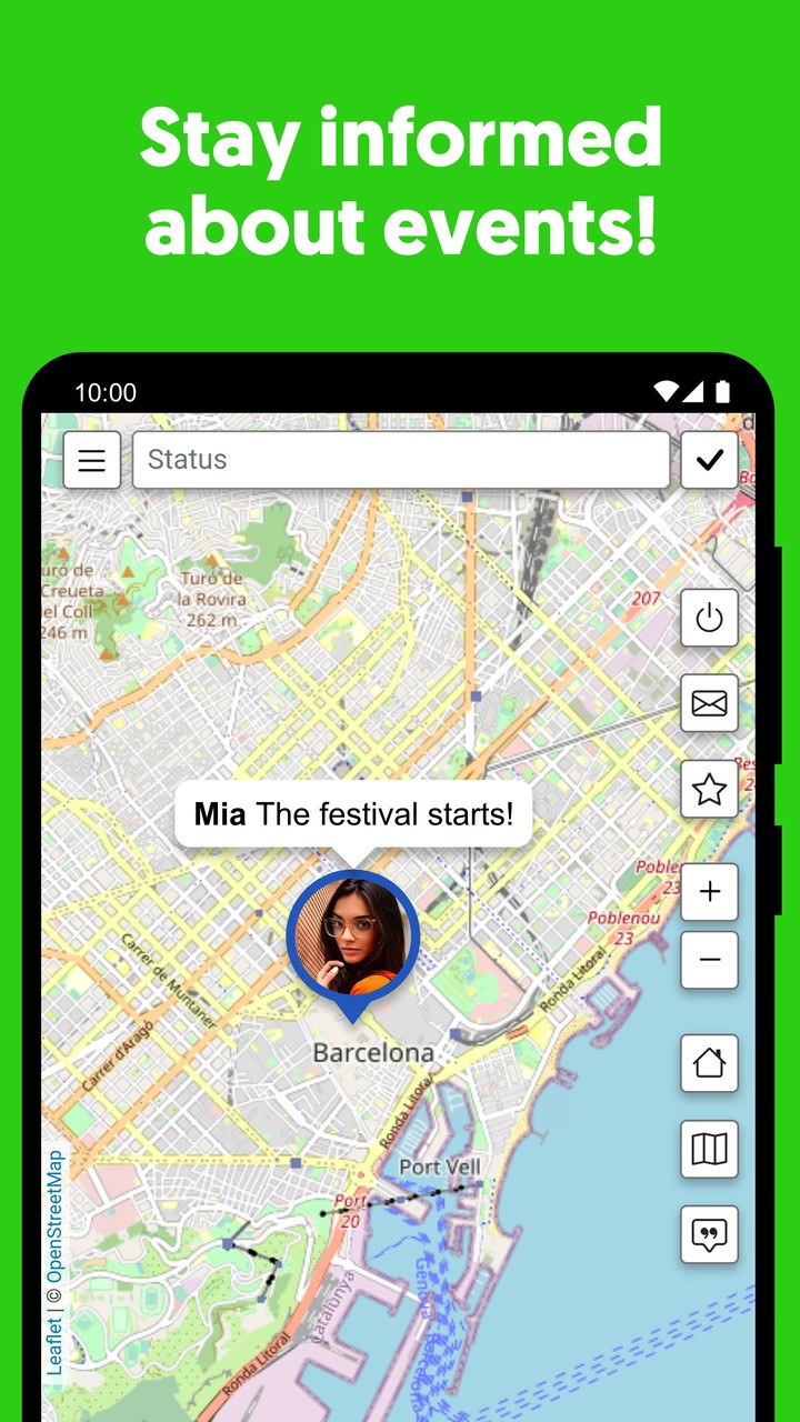 Umapio - Friends on the map screenshot image 4_Popularmodapk.com