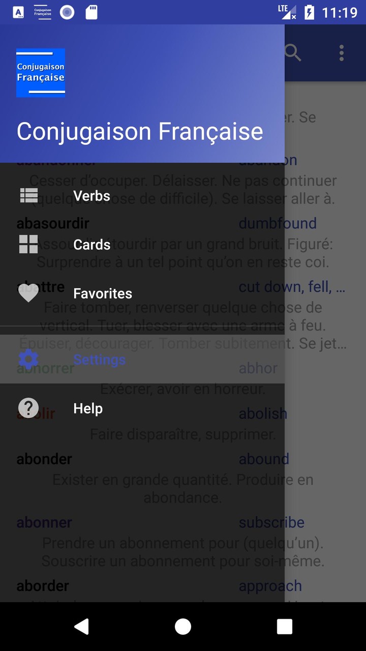 Conjugaison Française screenshot image 3_Popularmodapk.com