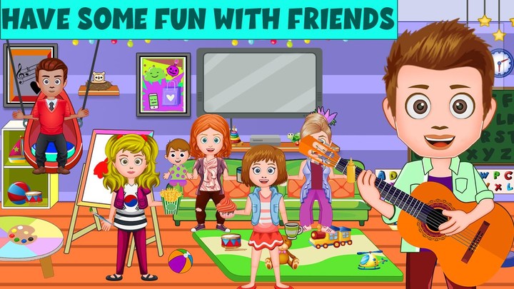 My Family Town : NewBorn Baby screenshot image 3_Popularmodapk.com