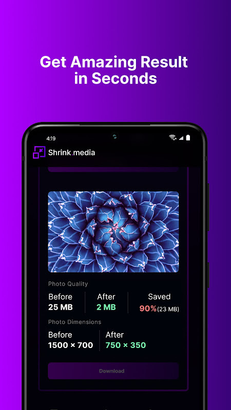 Shrink.media (Compress Images) screenshot image 8_Popularmodapk.com