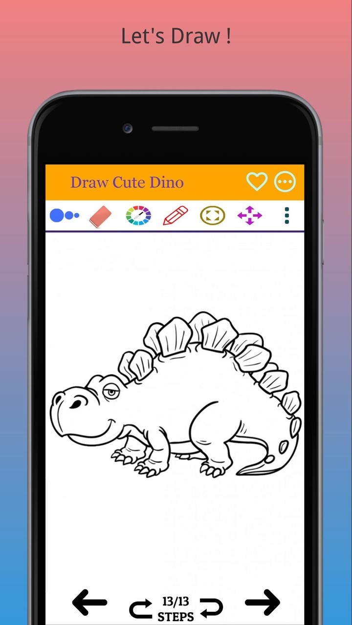 Cómo dibujar dinosaurios screenshot image 4_Popularmodapk.com