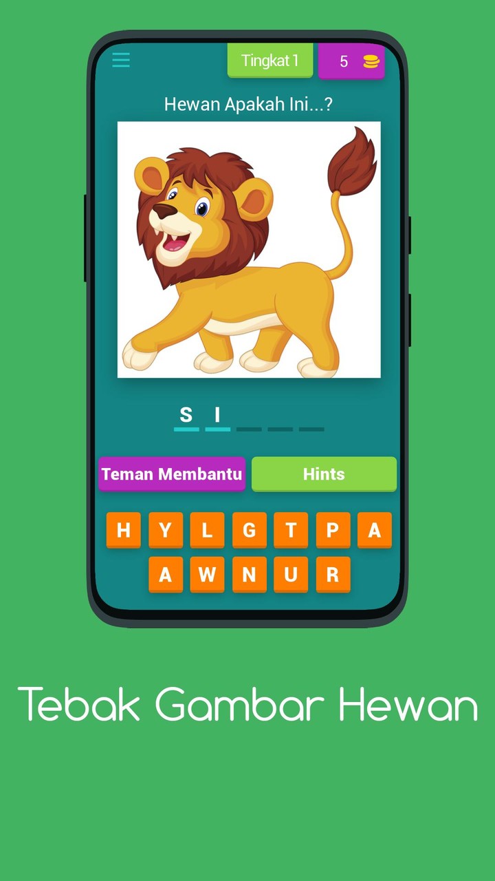 Tebak Gambar Hewan screenshot image 1_Popularmodapk.com