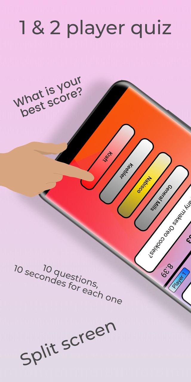 Multiplayer - 1&2 player quiz screenshot image 1_Popularmodapk.com