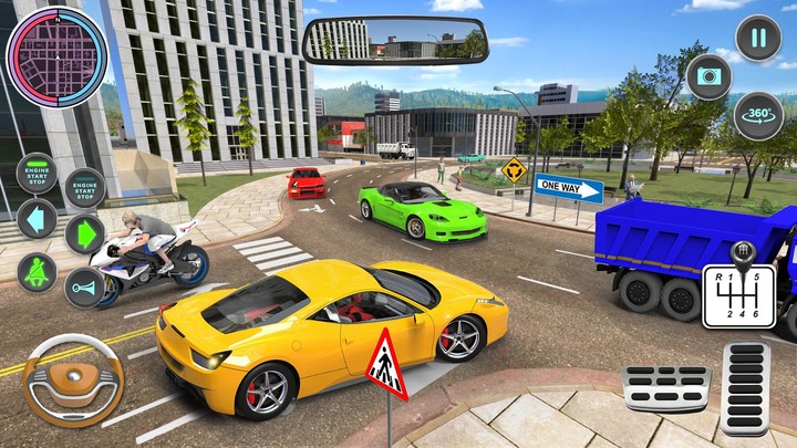 Modern Car Driving School Game screenshot image 4_Popularmodapk.com