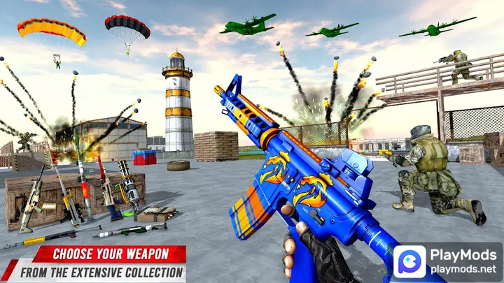 FPS Shooter:3D Gun Fire Games<span>(Unlimited Resources)</span> screenshot image 2_Popularmodapk.com