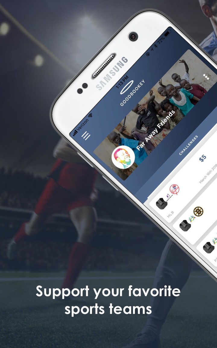 GoodBookey - Sports Games for Charity screenshot image 11_Popularmodapk.com