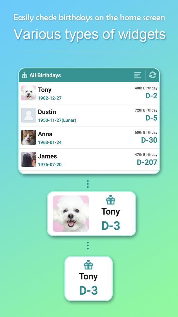 Birthday Manager screenshot image 2_Popularmodapk.com