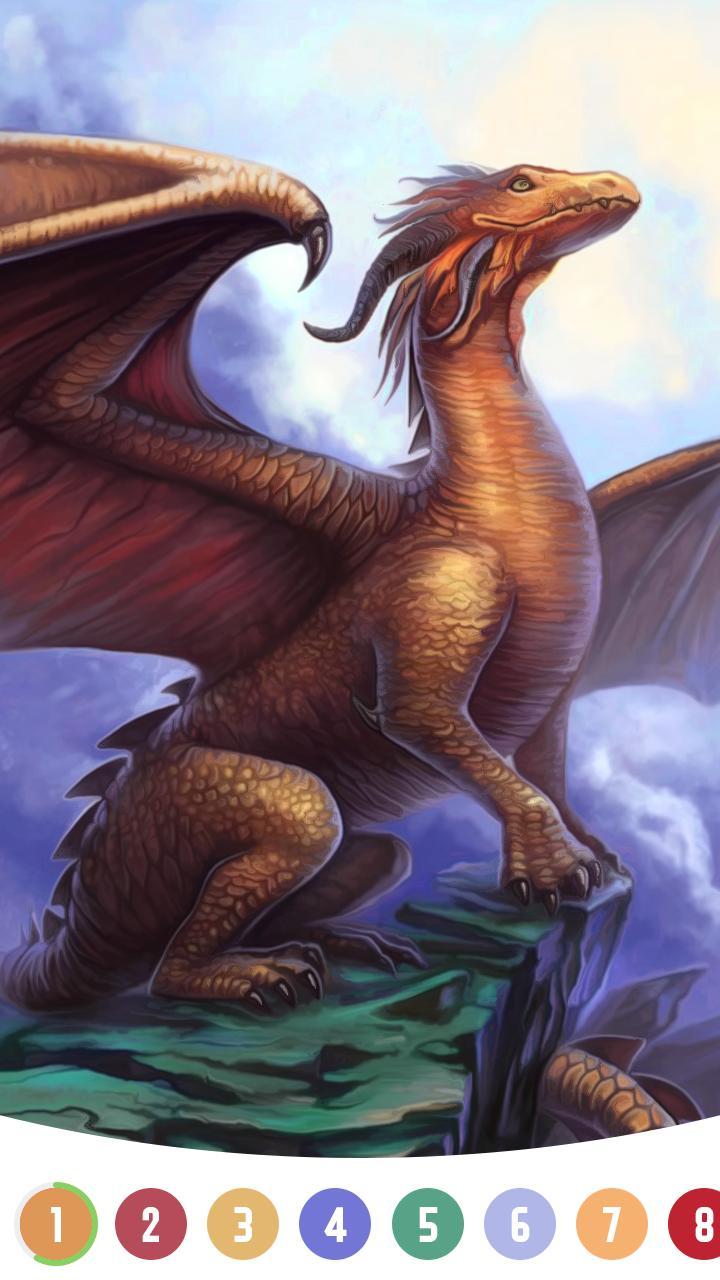 Dragon Color by Number Game screenshot image 4_Popularmodapk.com
