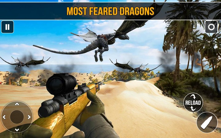 Shooting Games: Dragon Shooter screenshot image 3_Popularmodapk.com
