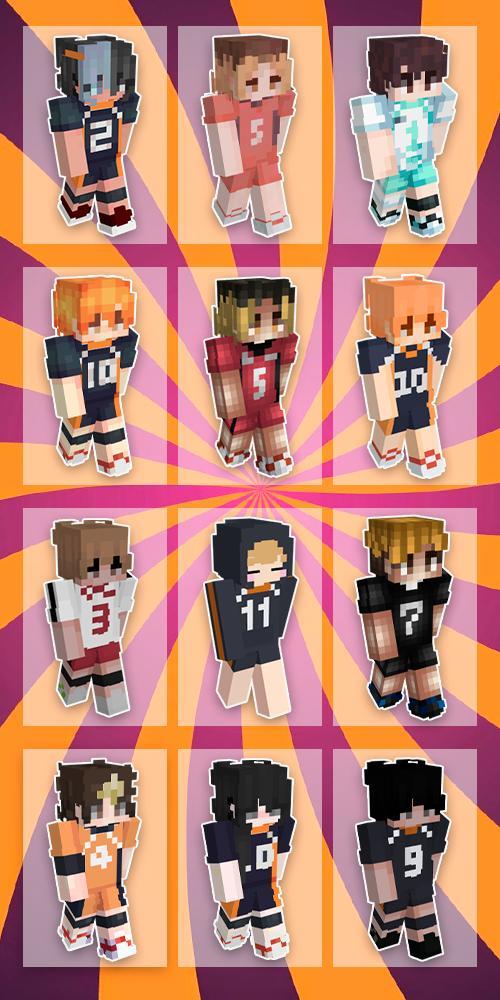 Haikyuu-Skins für Minecraft screenshot image 6_Popularmodapk.com