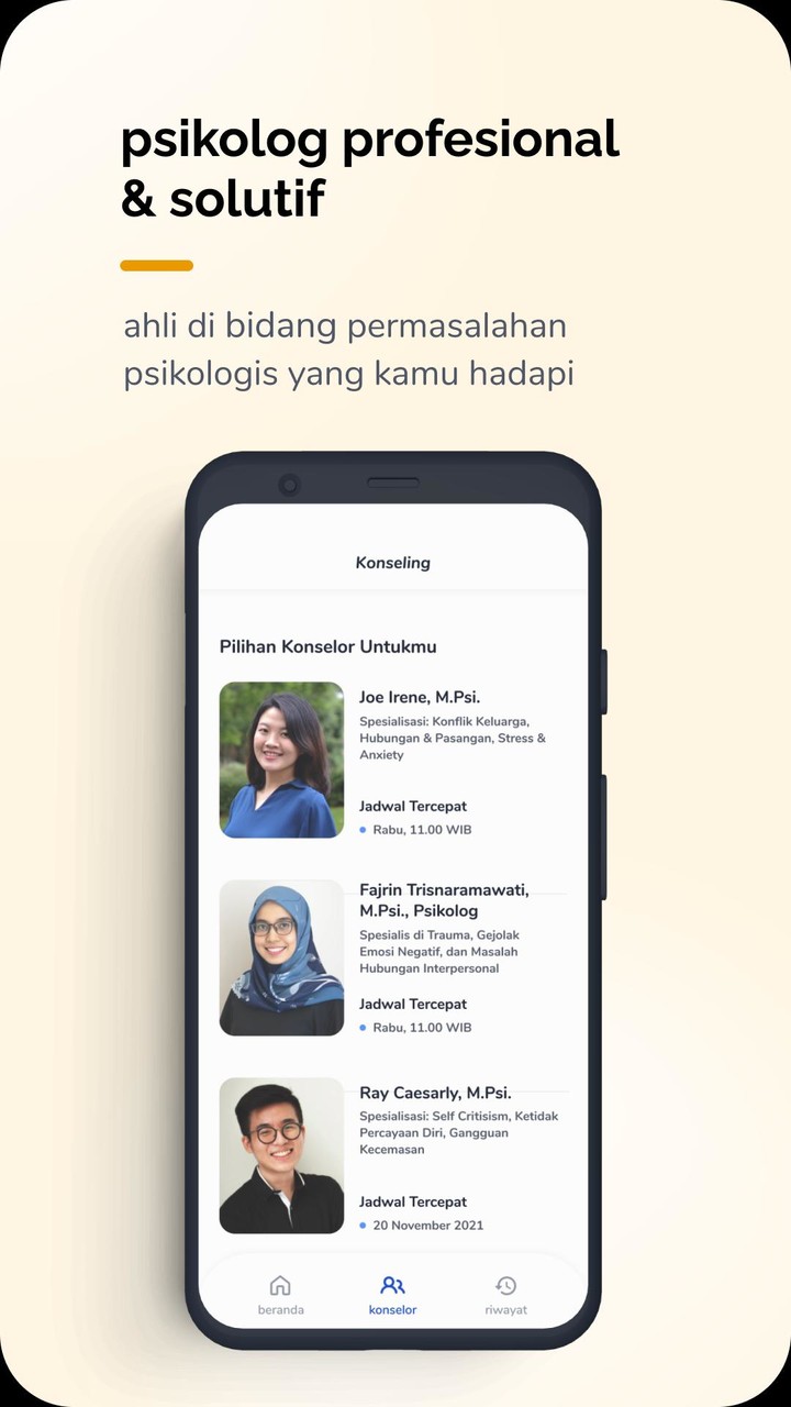 Bicarakan.id - Psikolog Online screenshot image 2_Popularmodapk.com
