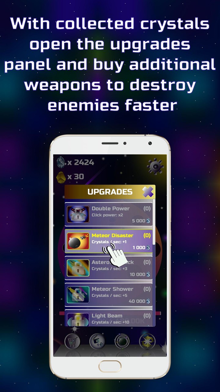 Idle Cosmos Clicker: Asteroids screenshot image 11_Popularmodapk.com