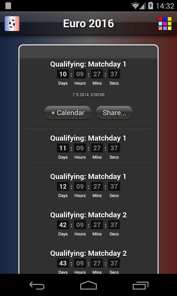 Countdown for Euro 2016 screenshot image 6_Popularmodapk.com