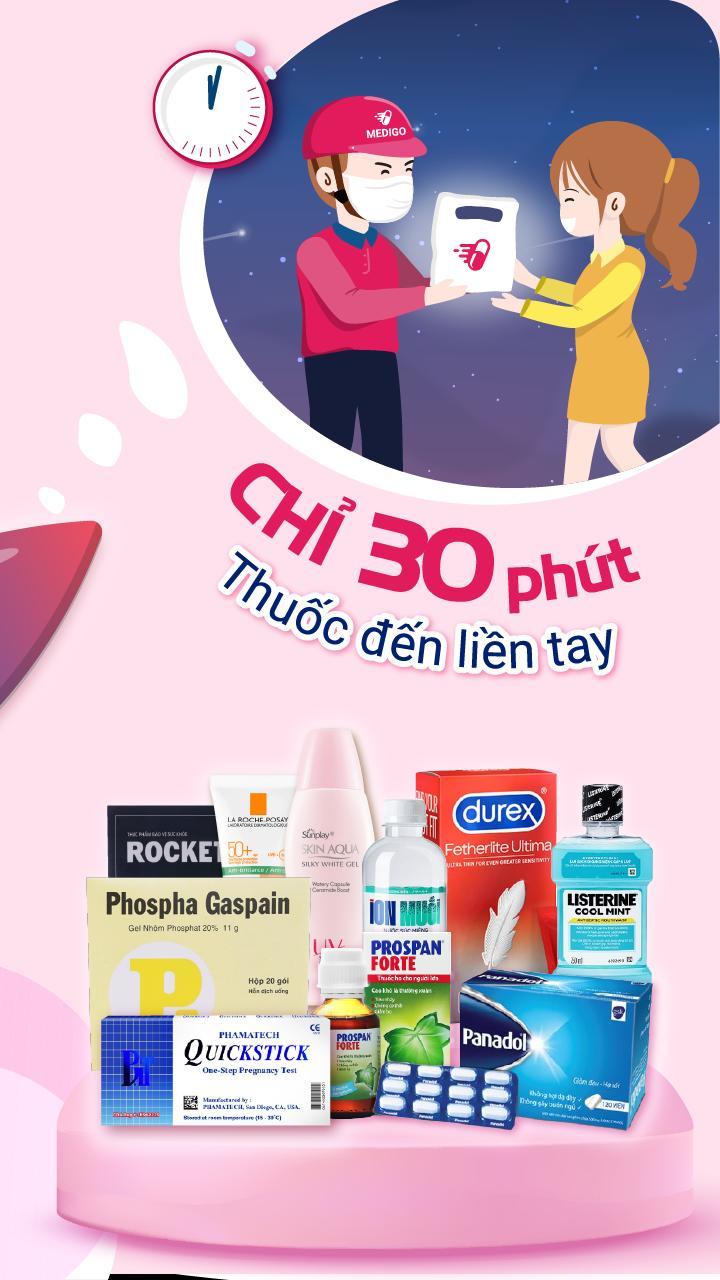 Medigo Tư Vấn Giao Thuốc 24/7 screenshot image 2_Popularmodapk.com