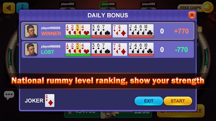 rummy level test screenshot image 5_Popularmodapk.com