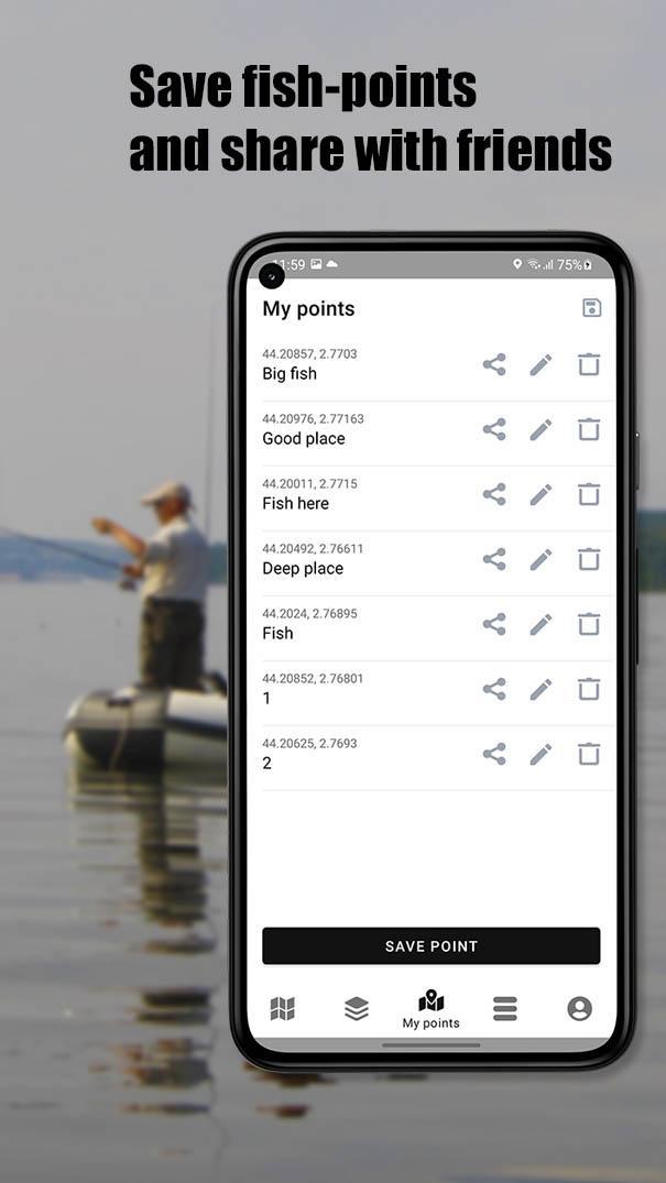 Dap Drift - fishing depth maps screenshot image 10_Popularmodapk.com