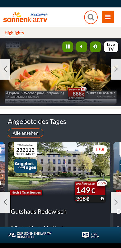 sonnenklar.TV – Günstig Reisen screenshot image 5_Popularmodapk.com