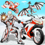 Snow Bike Transform Robot Game1.0.77_Popularmodapk.com