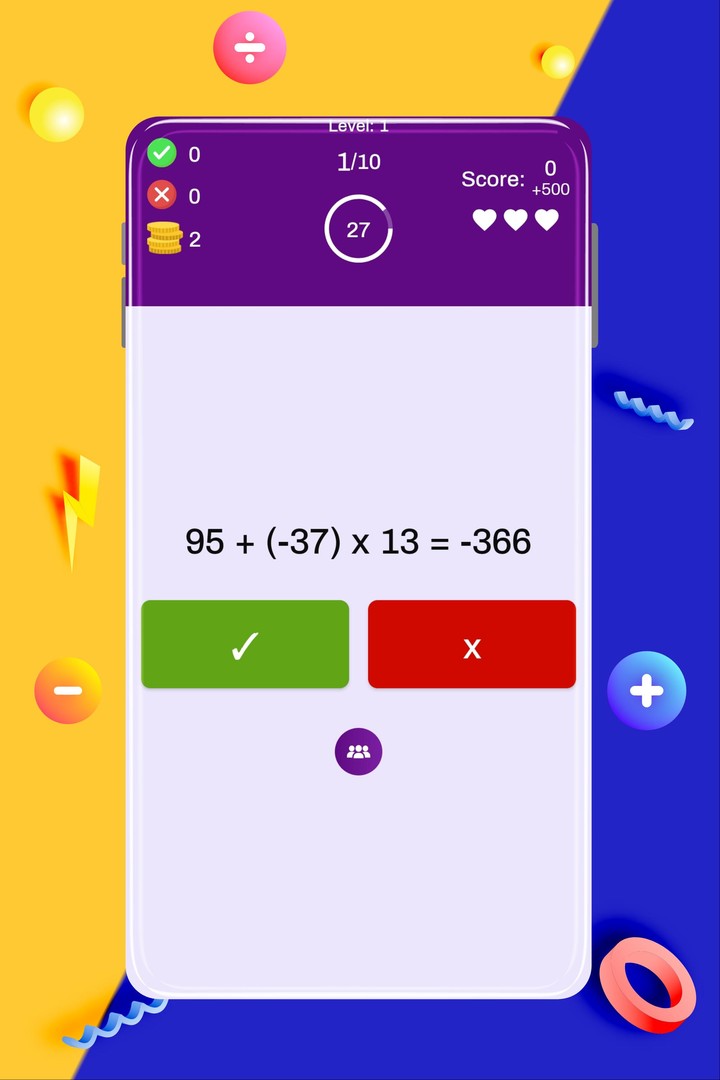math game : Math Mastery Quest screenshot image 2_Popularmodapk.com