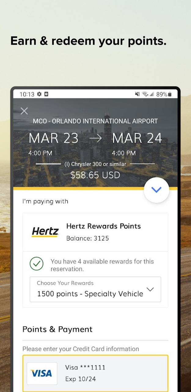 Hertz Car Rental screenshot image 7_Popularmodapk.com
