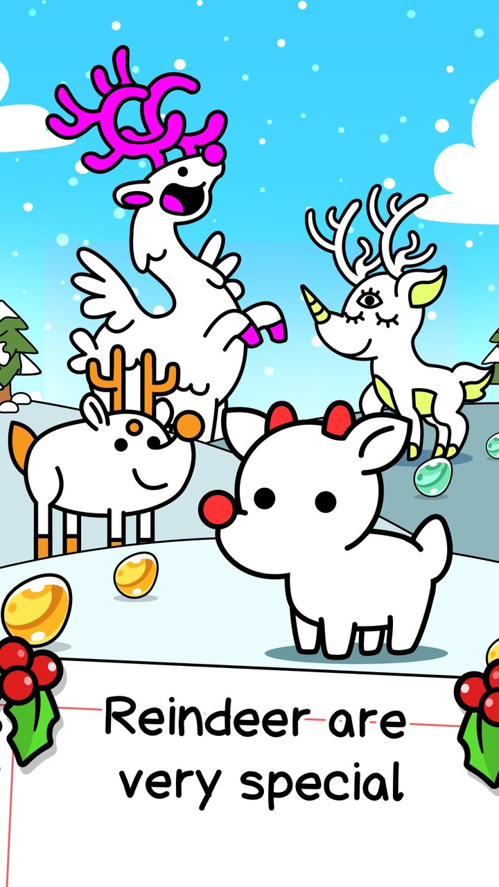 Reindeer Evolution: Idle Game screenshot image 1_Popularmodapk.com