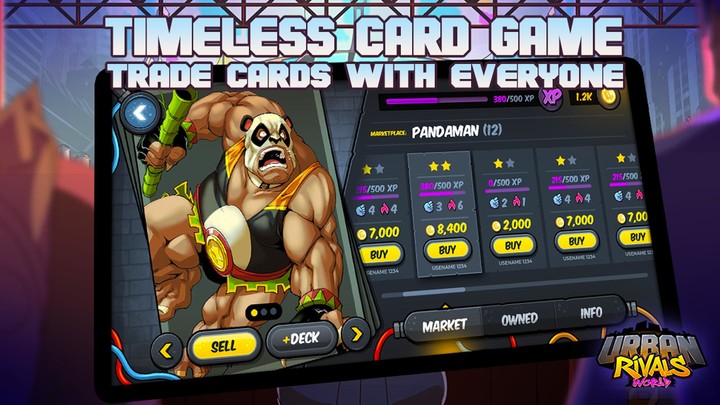 Urban Rivals TCG screenshot image 2_Popularmodapk.com