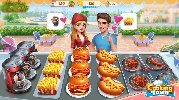Cooking Town - Restaurant Game screenshot image 2_Popularmodapk.com