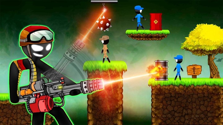 Stickman Shooting Gun Game screenshot image 2_Popularmodapk.com