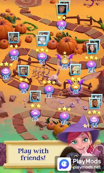 Bubble Witch 2 Saga<span>(speed change)</span> screenshot image 4_Popularmodapk.com