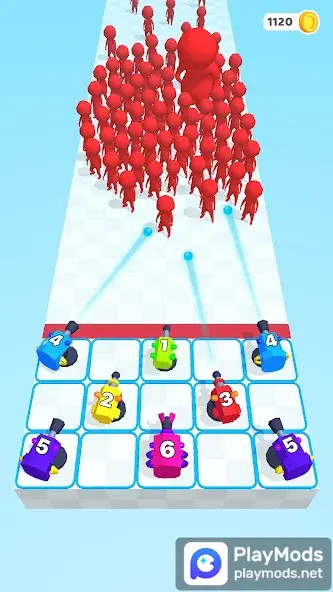 Shooting Towers: Merge Defense<span>(Unlimited Money)</span> screenshot image 1_Popularmodapk.com