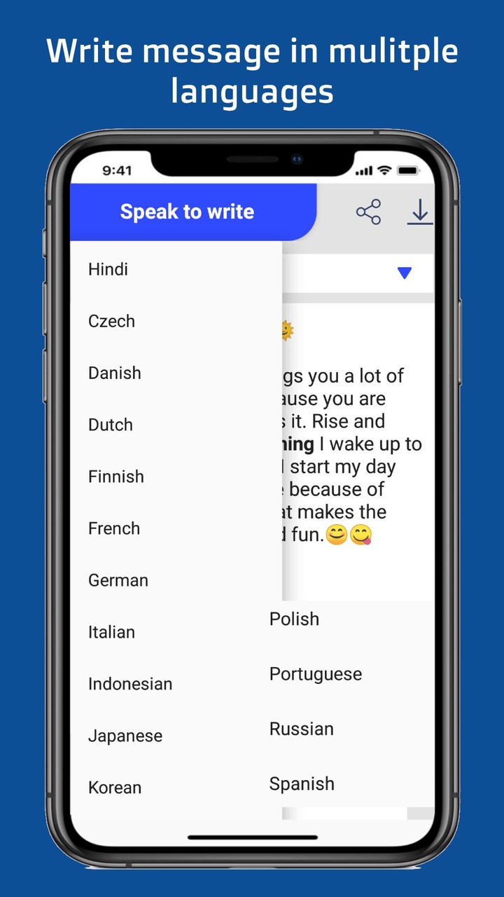 Speak to write Message screenshot image 3_Popularmodapk.com
