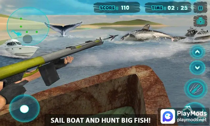 Shark Attack Spear Fishing 3D<span>(Unlock all levels)</span> screenshot image 3_Popularmodapk.com