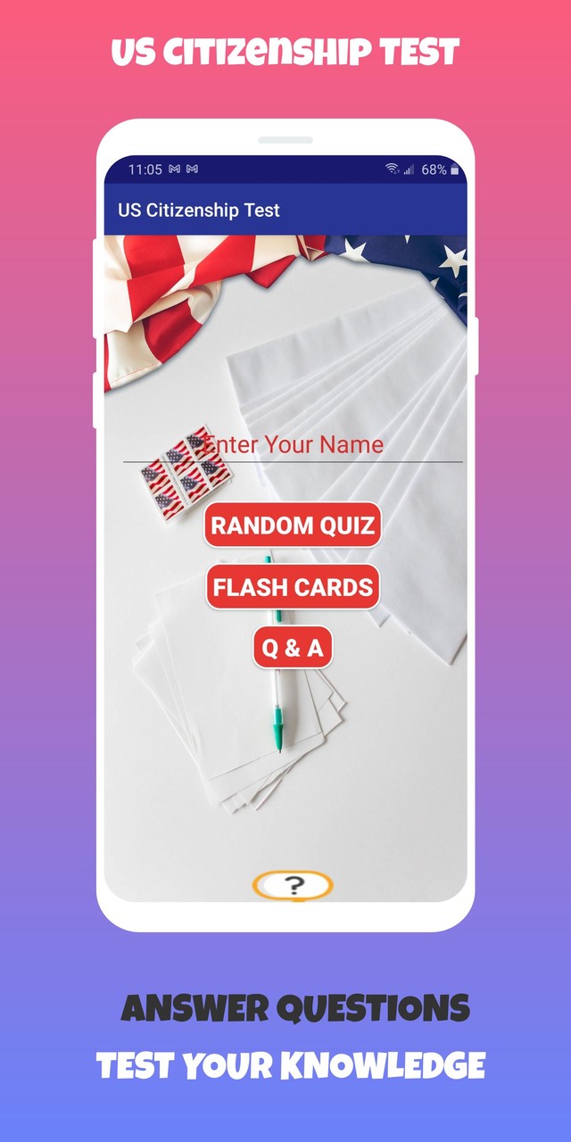 US Citizenship Test screenshot image 1_Popularmodapk.com