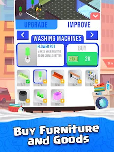 Idle Laundry(Get rewarded for not watching ads) screenshot image 10_Popularmodapk.com