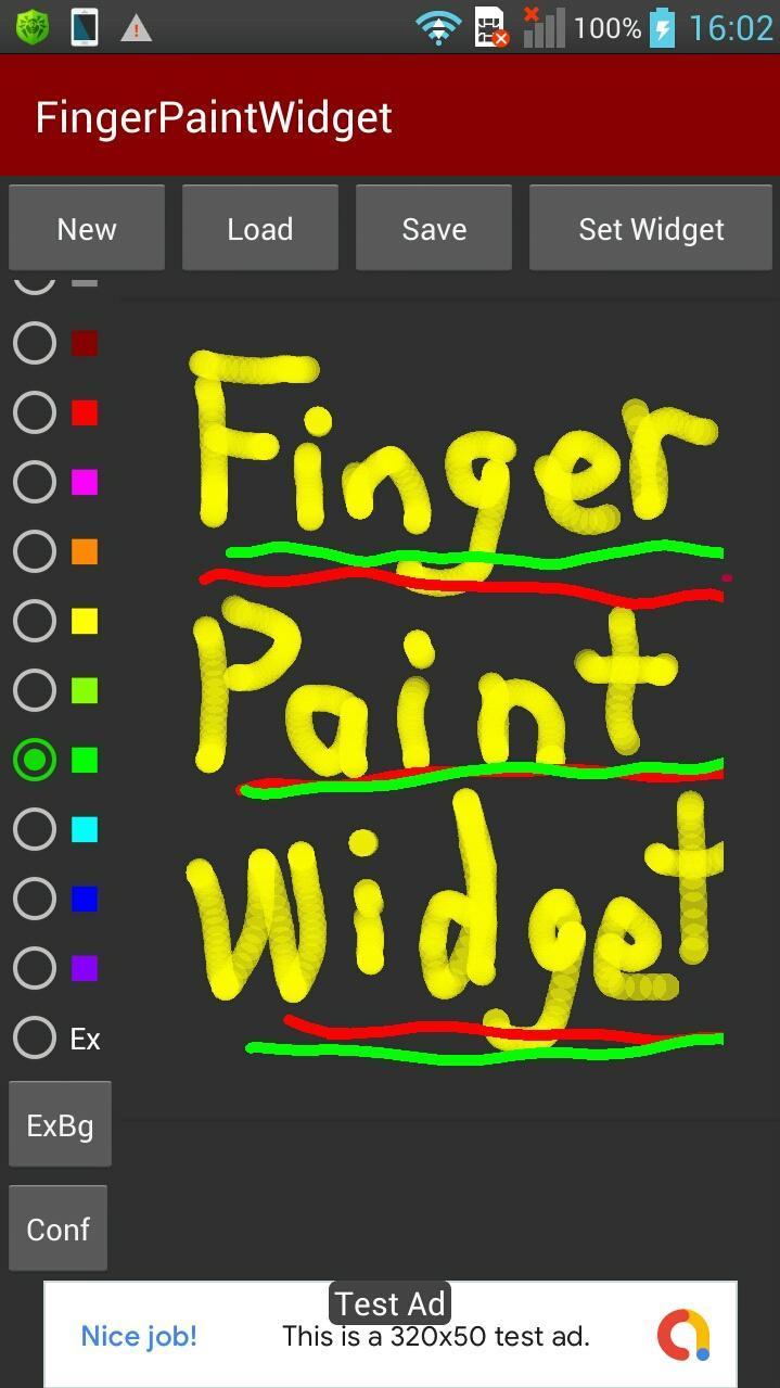 Finger Paint Widget screenshot image 1_Popularmodapk.com