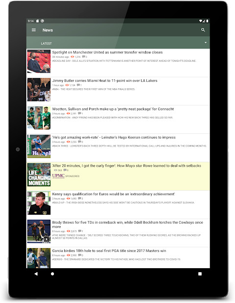 The42.ie Sports News screenshot image 1_Popularmodapk.com