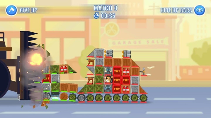 Boom-Boom Cars: Craft & Fight! screenshot image 4_Popularmodapk.com