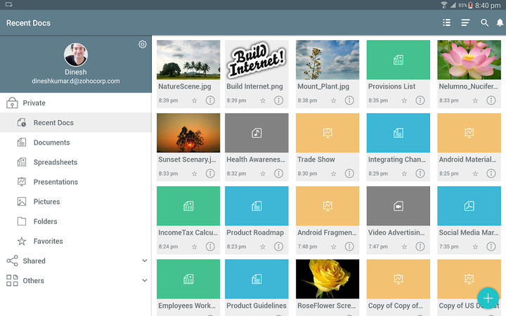 Document Management -Zoho Docs screenshot image 36_Popularmodapk.com