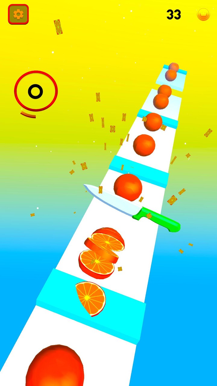 Fruit Slice Crazy Fruits Game screenshot image 2_Popularmodapk.com