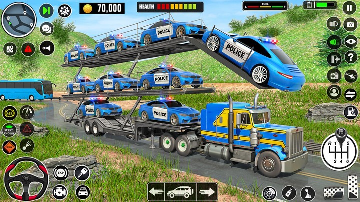 Crazy Car Transport Truck Game screenshot image 2_Popularmodapk.com