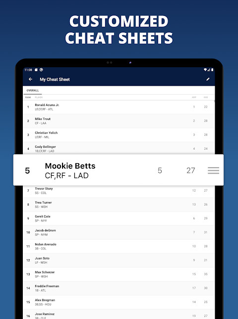 Fantasy Baseball Draft Wizard screenshot image 13_Popularmodapk.com