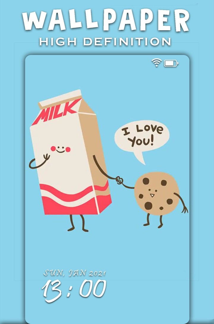 Cute Milk Kawaii Wallpaper screenshot image 9_Popularmodapk.com