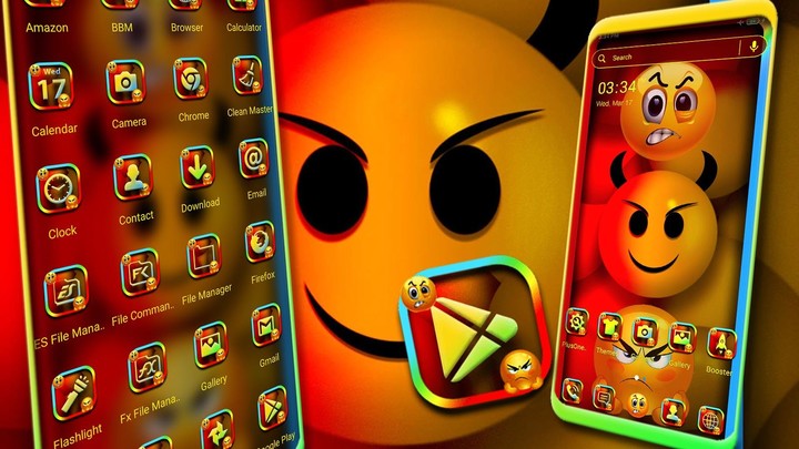 Devil Emoji Launcher Theme screenshot image 6_Popularmodapk.com