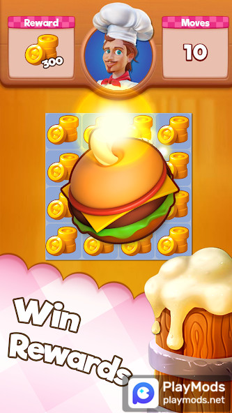 Kitchen Swipe - Swipe 3 Puzzle<span>(Unlimited money)</span> screenshot image 7_Popularmodapk.com