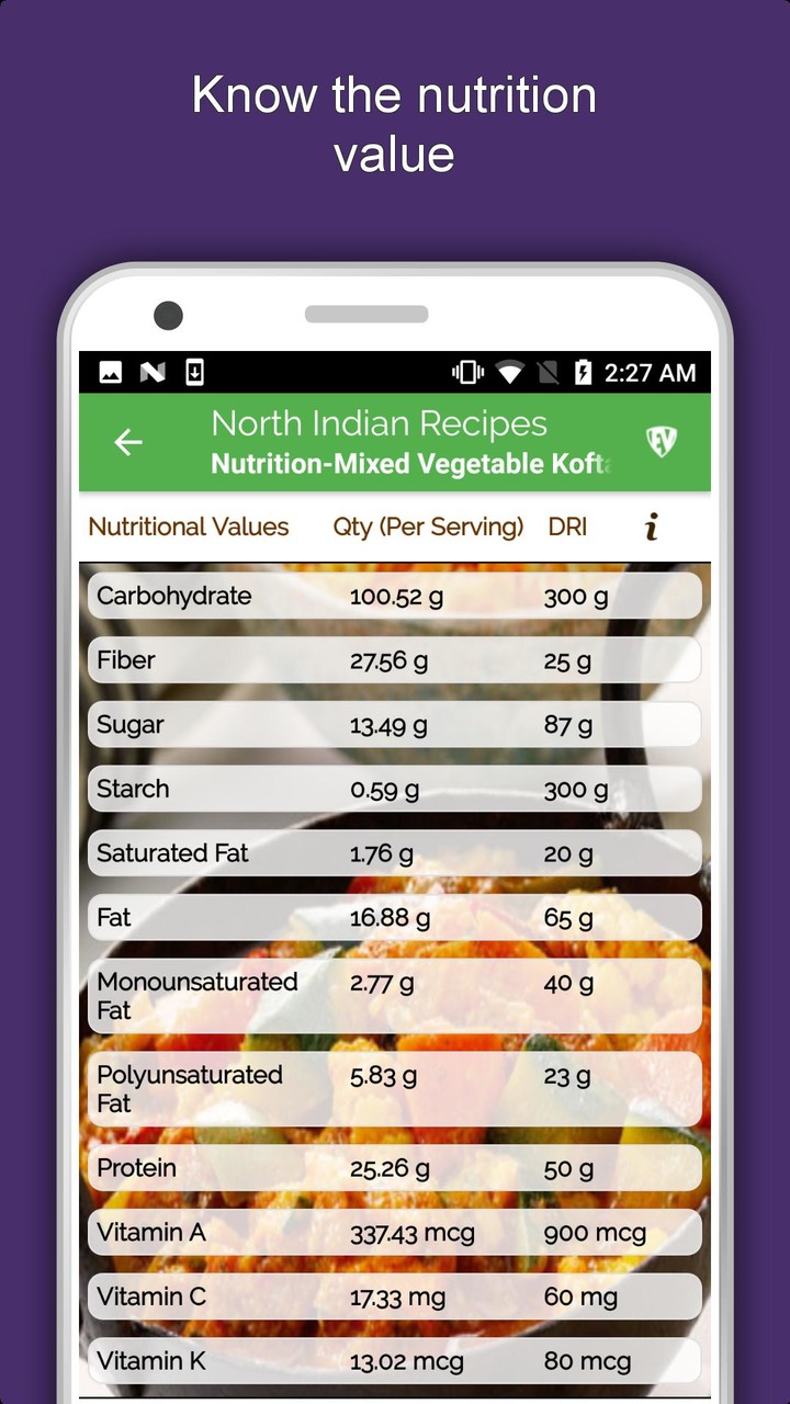 North Indian Food Recipes Book screenshot image 7_Popularmodapk.com
